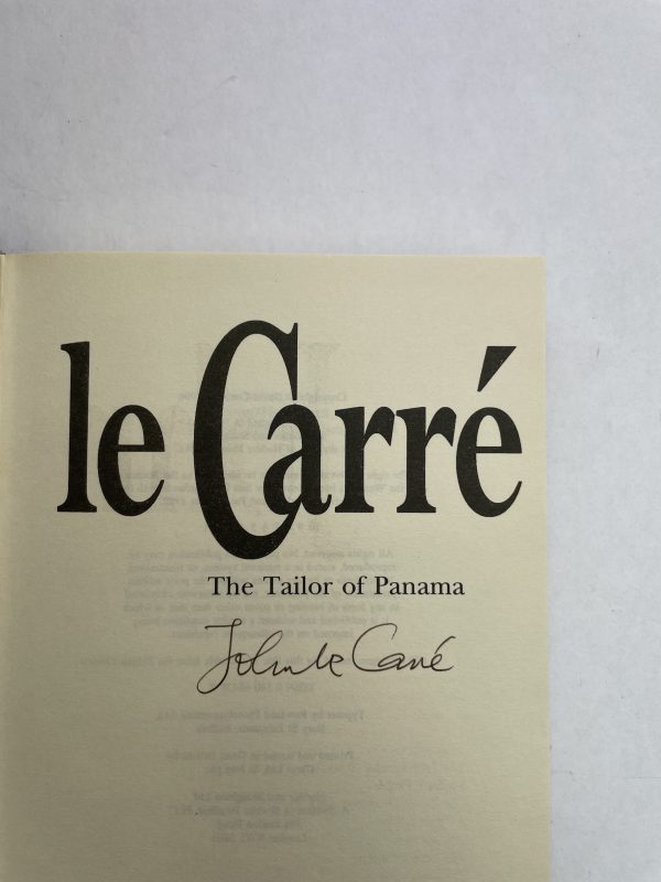 john le carre the tailor of panama signed first edition2 1