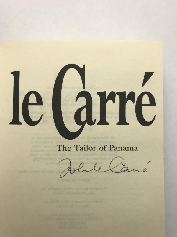 john le carre the tailor of panama signed first edition2