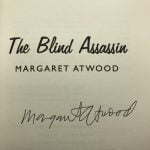 margaret atwood the blind assassin signed first ed2