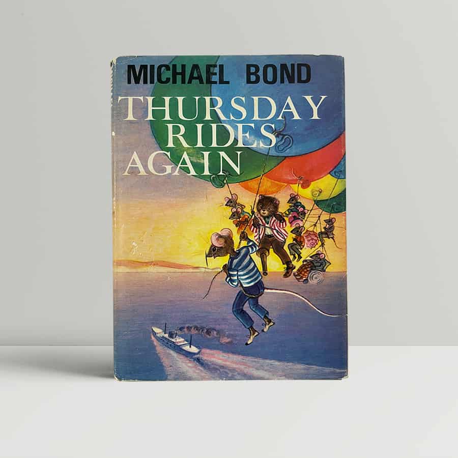 michael bond thursday rides again signed first edition1