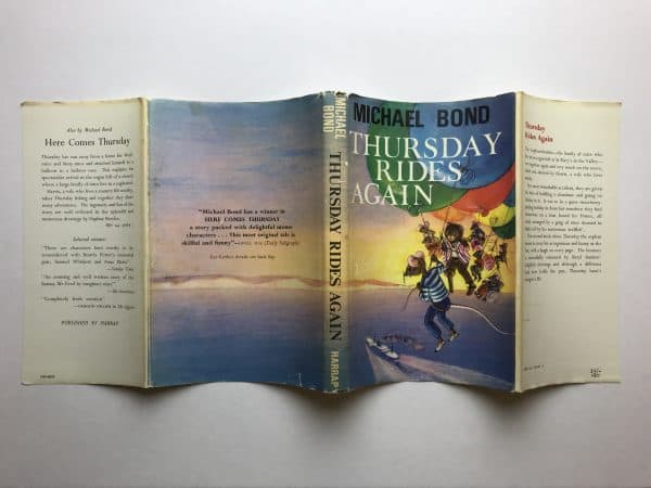 michael bond thursday rides again signed first edition5