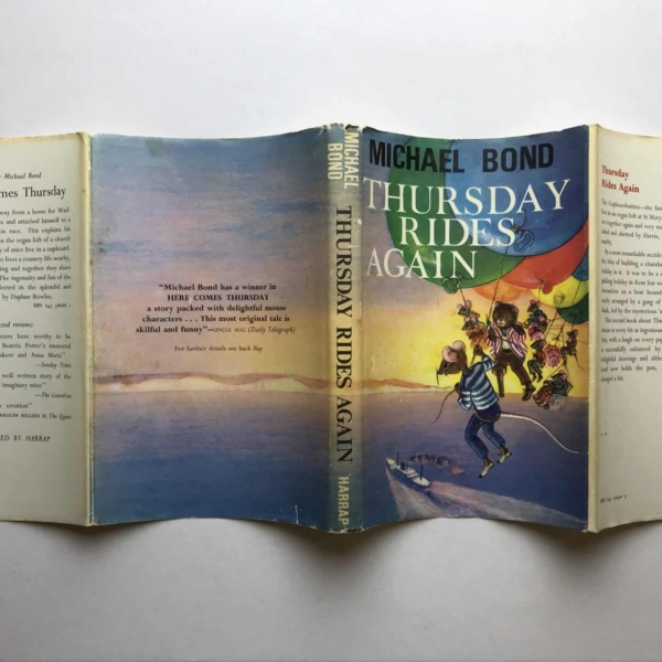 michael bond thursday rides again signed first edition5