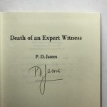 pd james death of an expert whitness signed first ed2