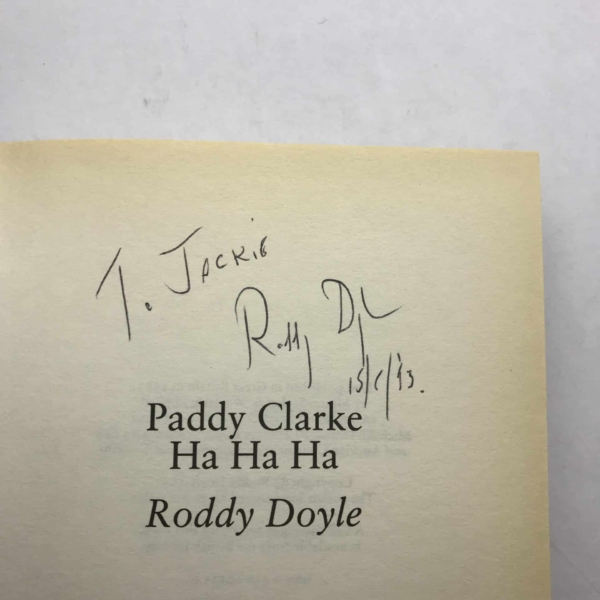 roddy doyle paddy clarke ha ha ha signed first ed2