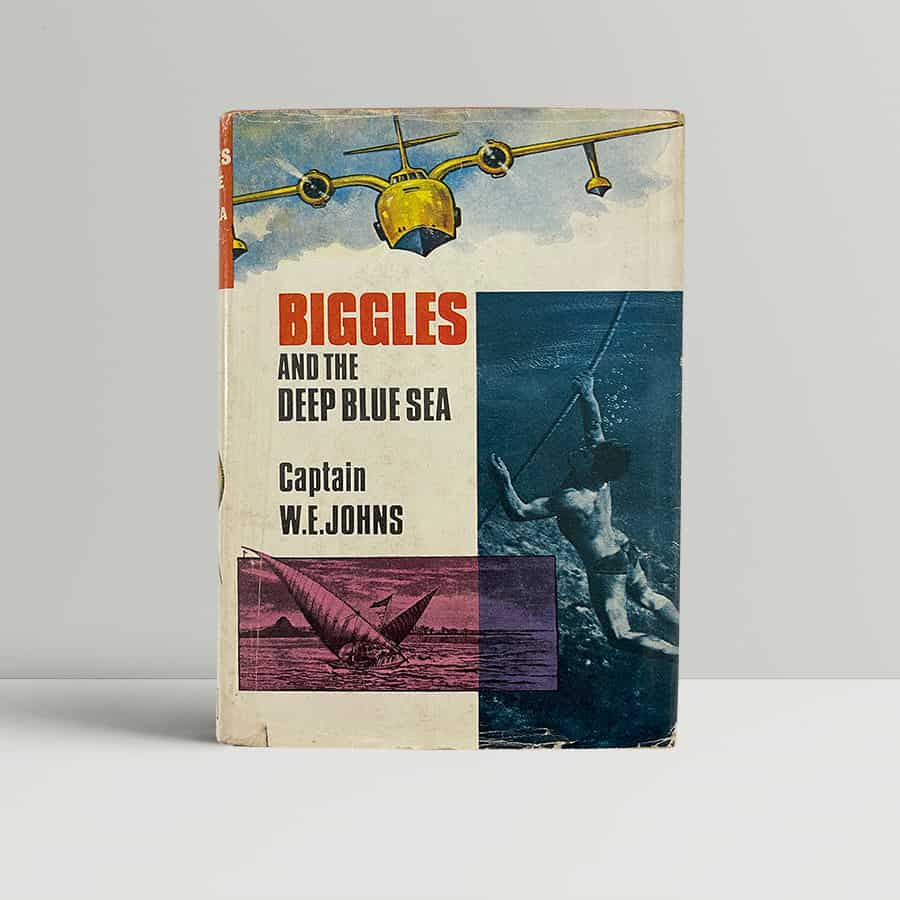 W.E. Johns Biggles And The Deep Blue Sea First UK Edition 1968