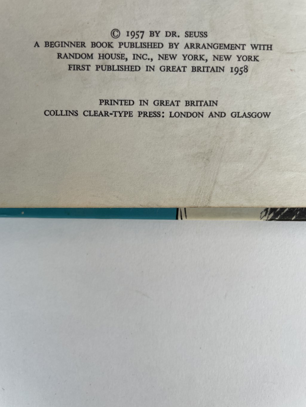 dr seuss the cat in the hat first edi2