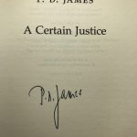 pd james a certian justice signed 1st ed 60 2