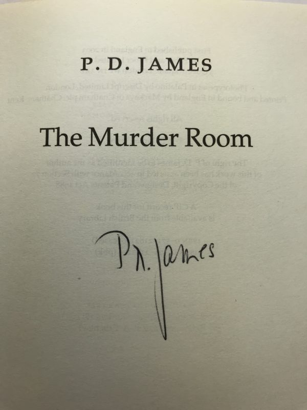 pd james the murder room signed first ed2