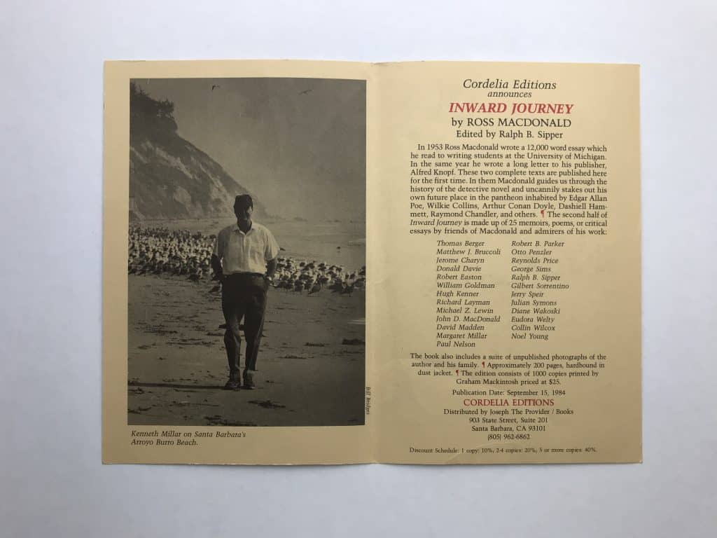 ross macdonald inward journey first edition with envelope6