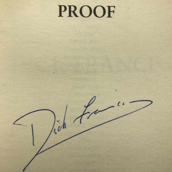 dick francis proof signed first edition2