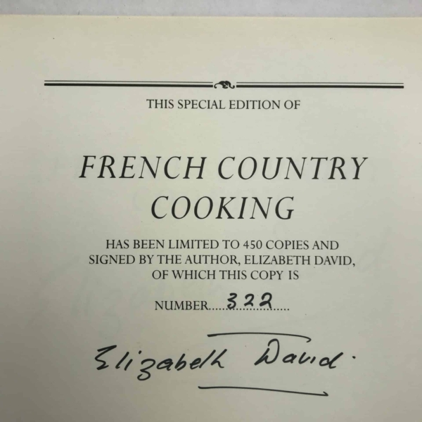 elizabeth david french country cooking signed2