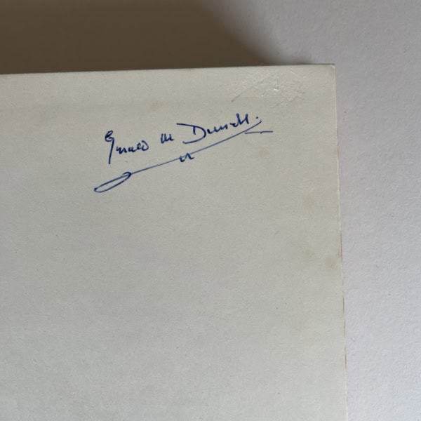 gerald durrell my family and other animals signed first2