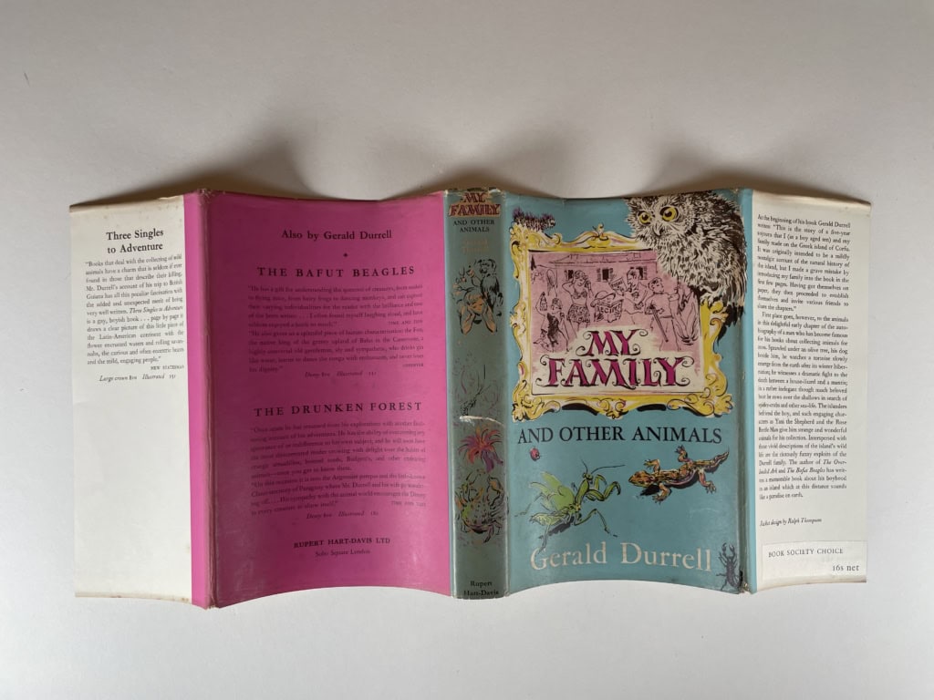 gerald durrell my family and other animals signed first5