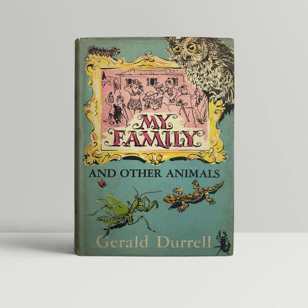 gerald durrell signed my family and other animals 1st 1