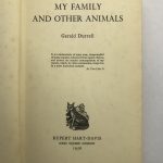 gerald durrell signed my family and other animals 1st 3