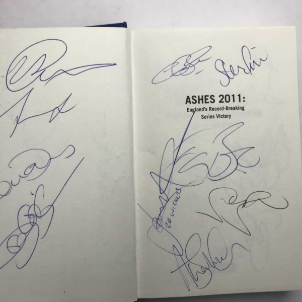 gideon haigh ashes 2011 signed book3