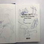 gideon haigh ashes 2011 signed book4