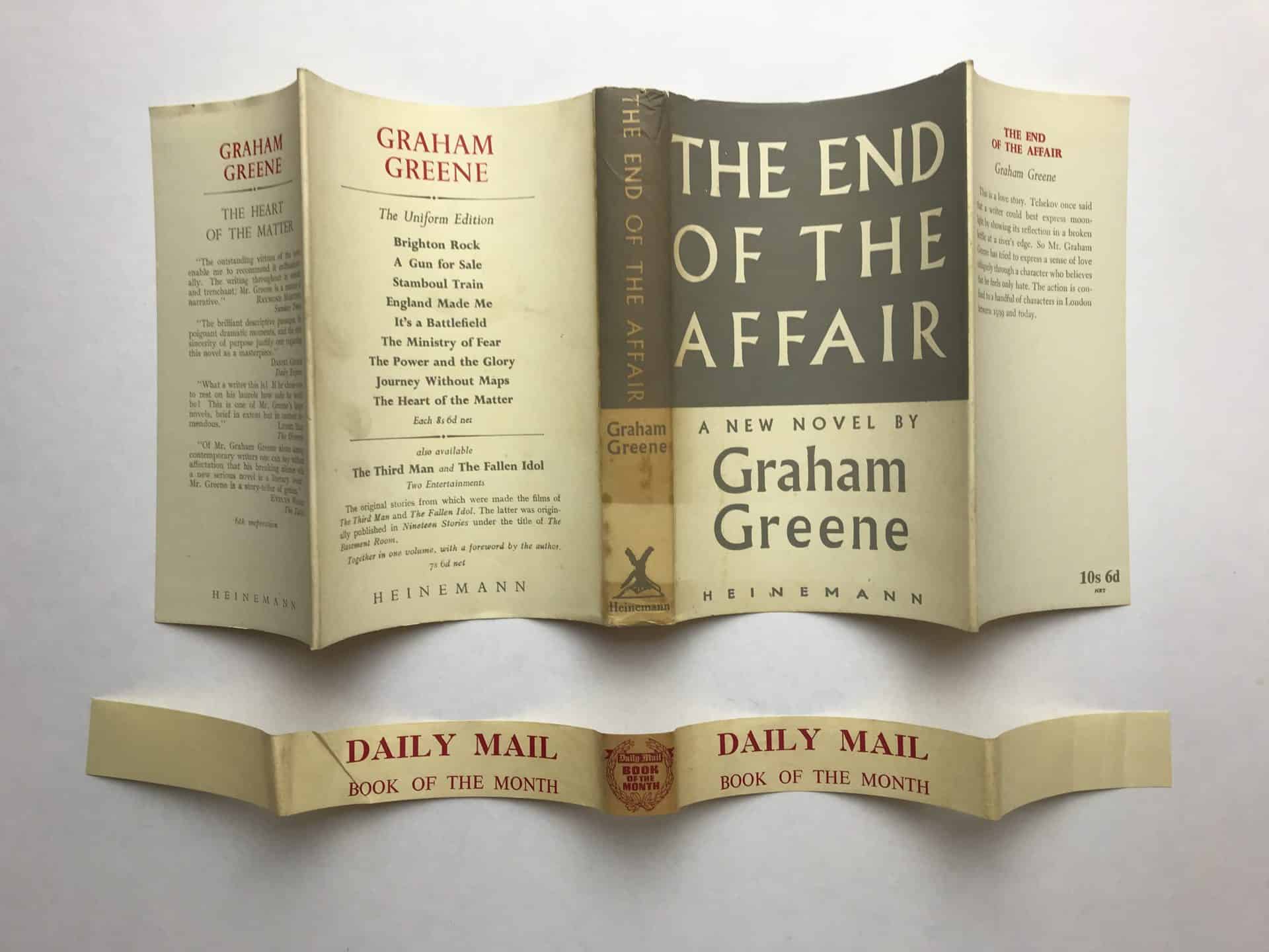 Graham Greene - The End Of The Affair - First UK Edition 1951