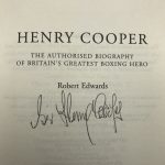 henry cooper biography signed first edition2