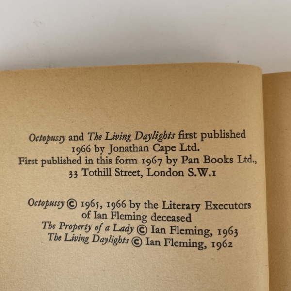 ian fleming octopussy pback first2
