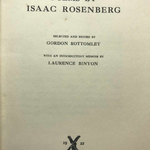 isaac rosenberg poems 2