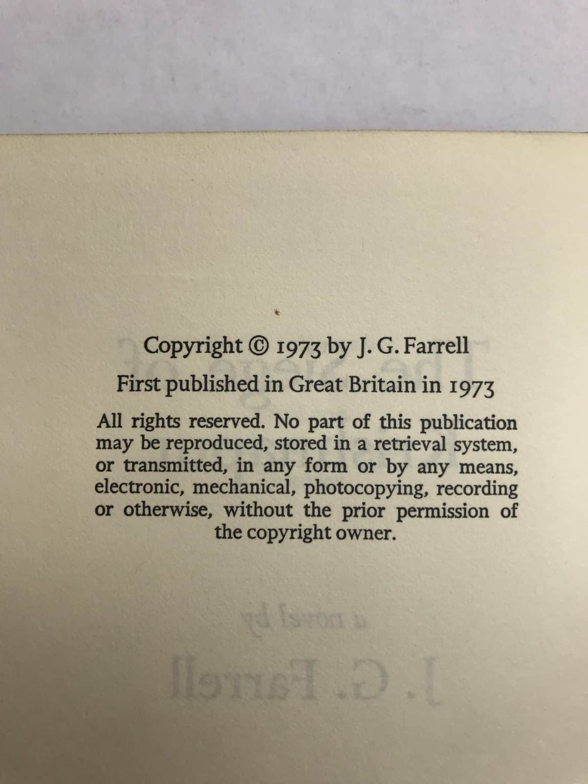 jg farrell the siege of krishnapur first edition2