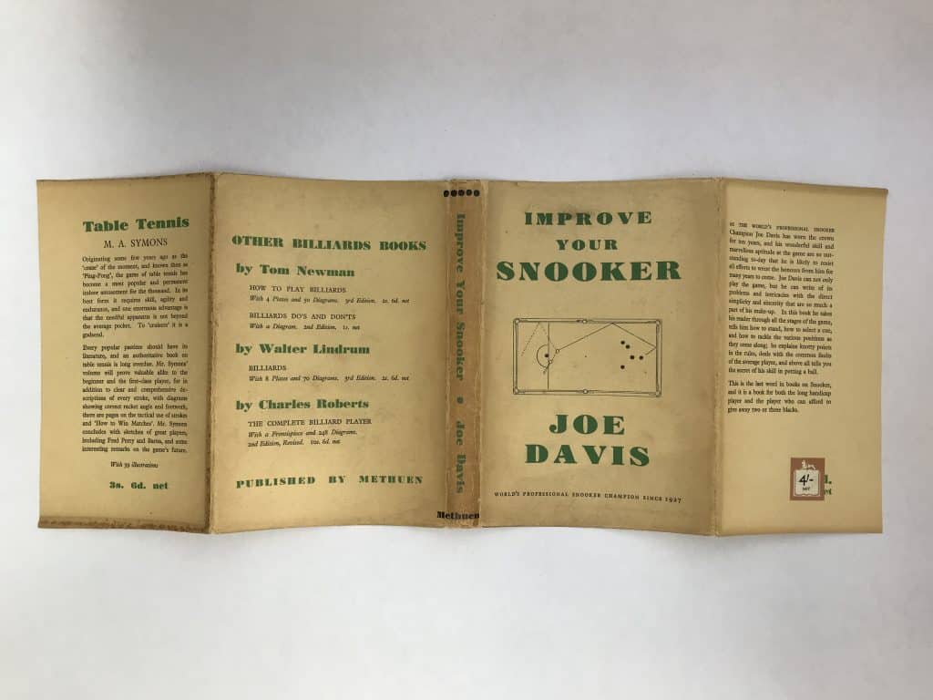 joe davis improve your snooker first ed4