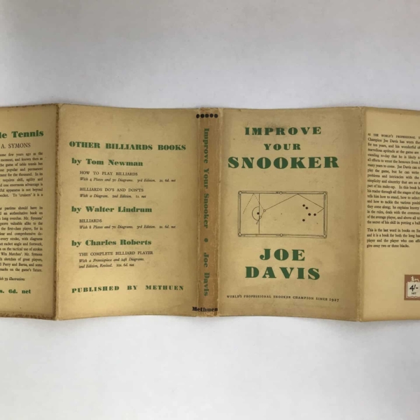 joe davis improve your snooker first ed4