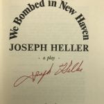joseph heller we bombed in new haven signed first edition2