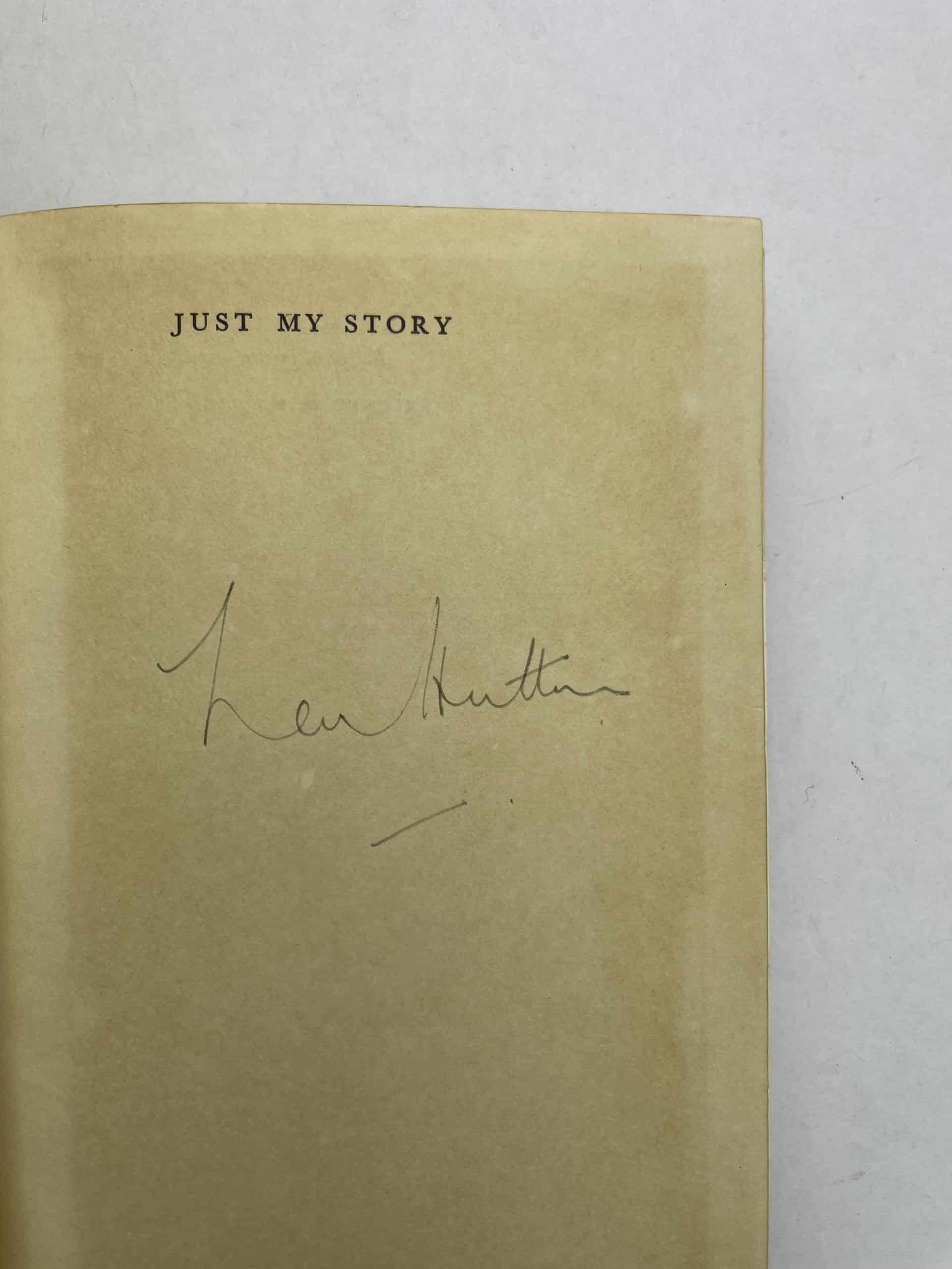 len hutton just my story signed 145 2