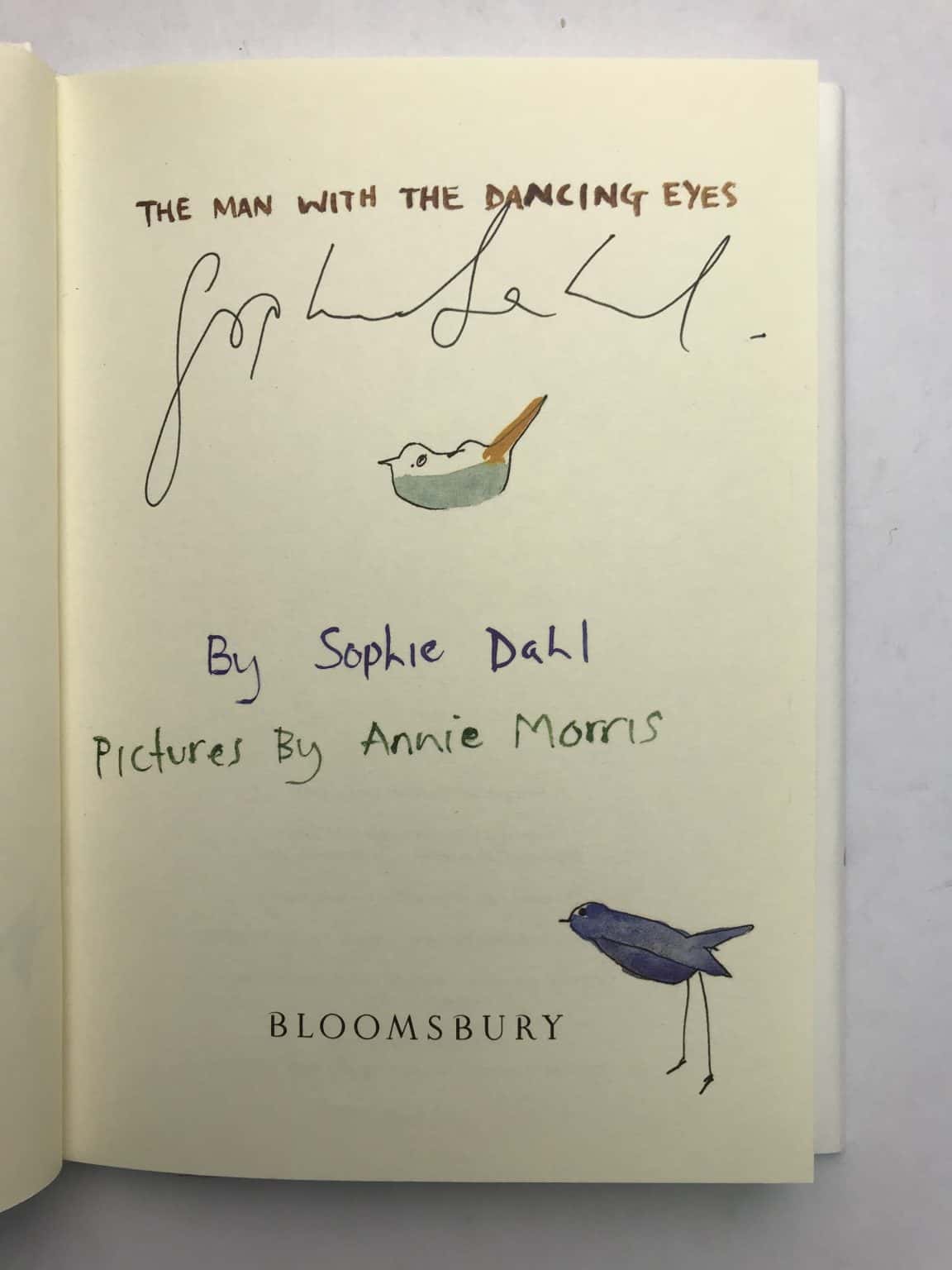 sophie dahl the man with dancing eyes signed first edition4