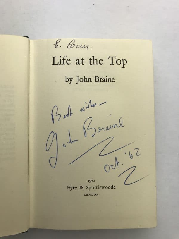 john braine life at the top signed first ed2