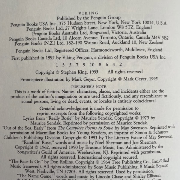 stephen king rose madder first us ed2