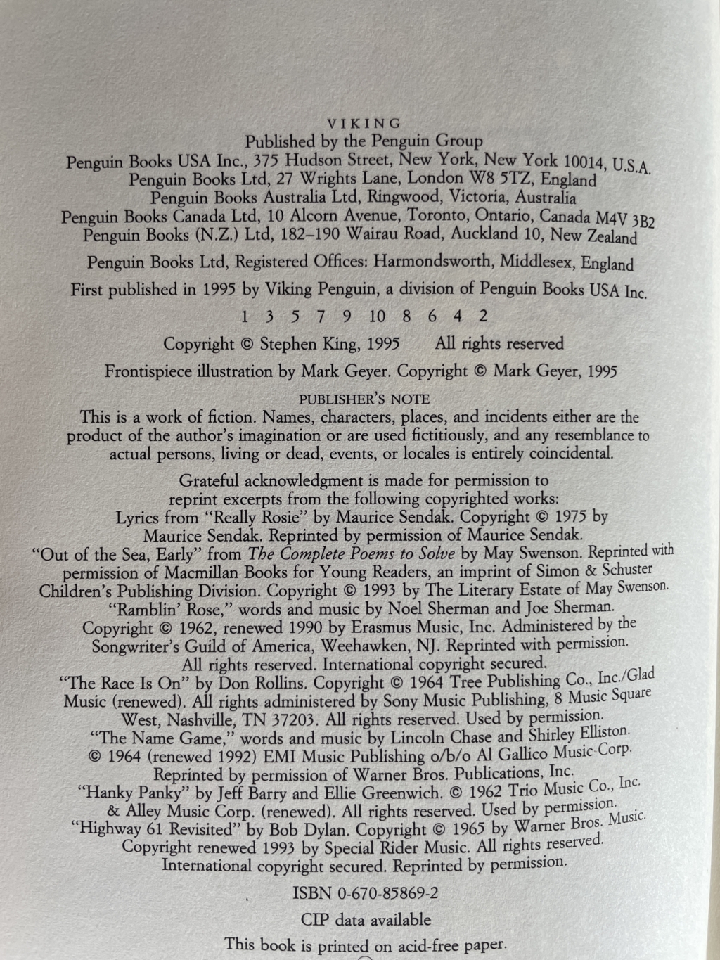 stephen king rose madder first us edition2