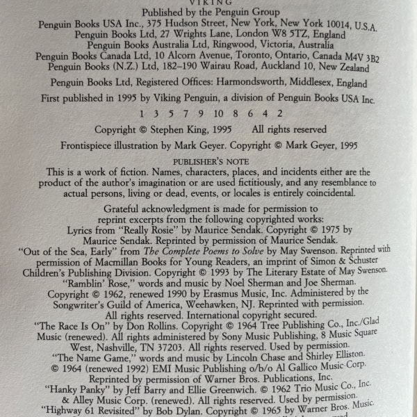 stephen king rose madder first us edition2