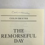 colin dexter signed book and letter2