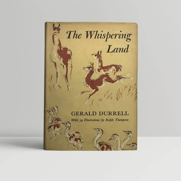 gerald durell the whispering land 1st edition1