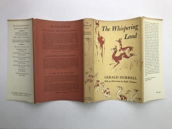 gerald durell the whispering land 1st edition4