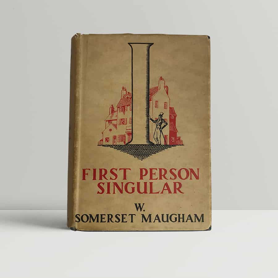 w somerset maugham first person singular first edition1