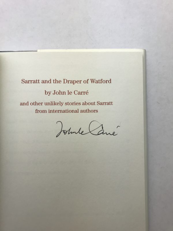 john le carre sarratt and the draper of watford double wrapper signed2