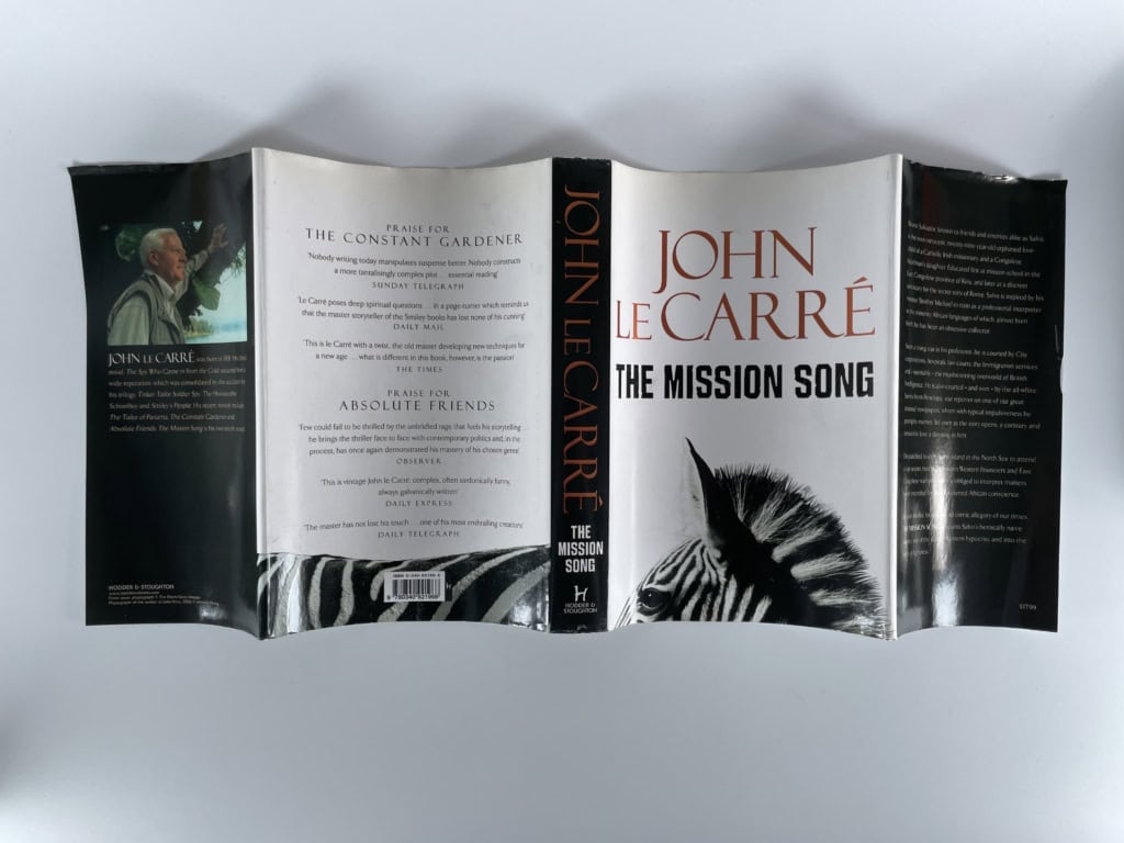 john le carre the mission song signed firsted5