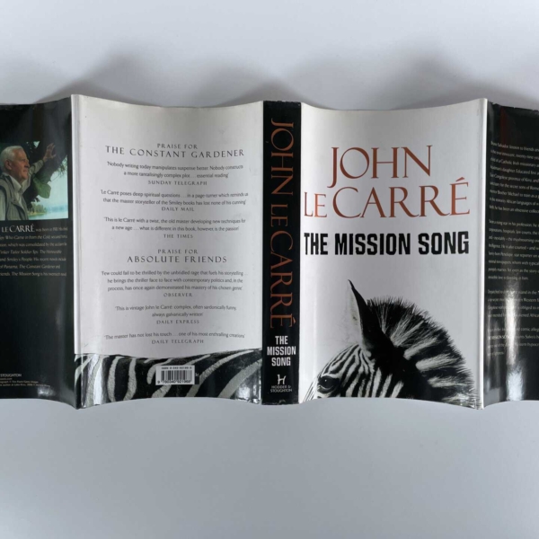 john le carre the mission song signed firsted5