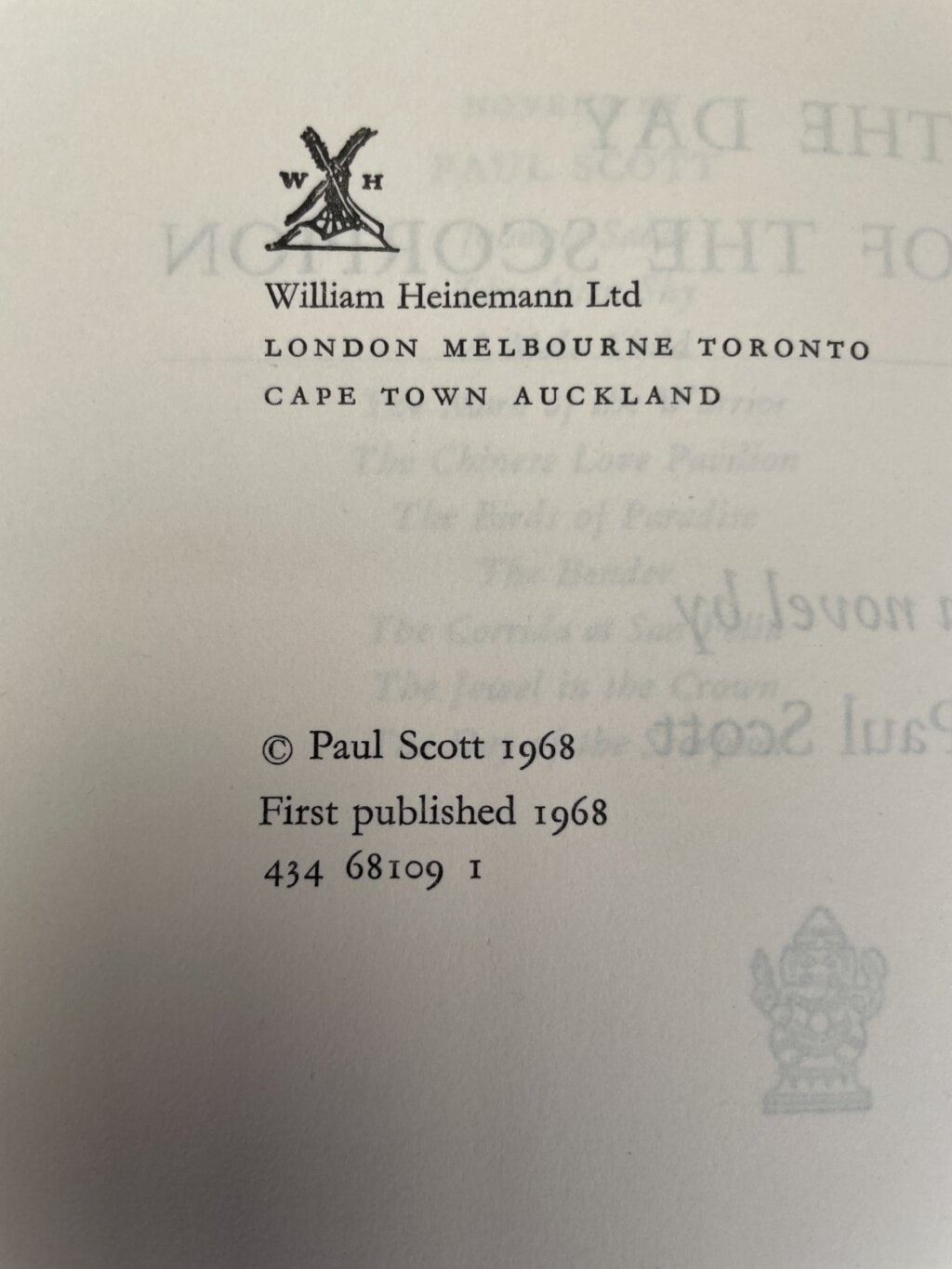 paul scott the day of the scorpion first ed2