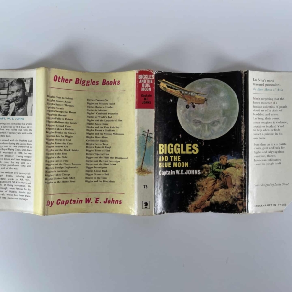 we johns biggles and the blue moon first ed4