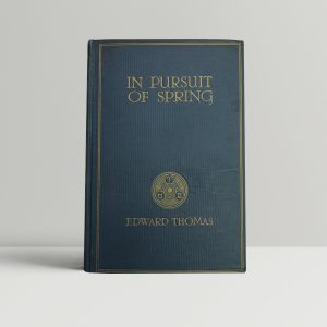 edward thomas in pursuit of spring first ed1