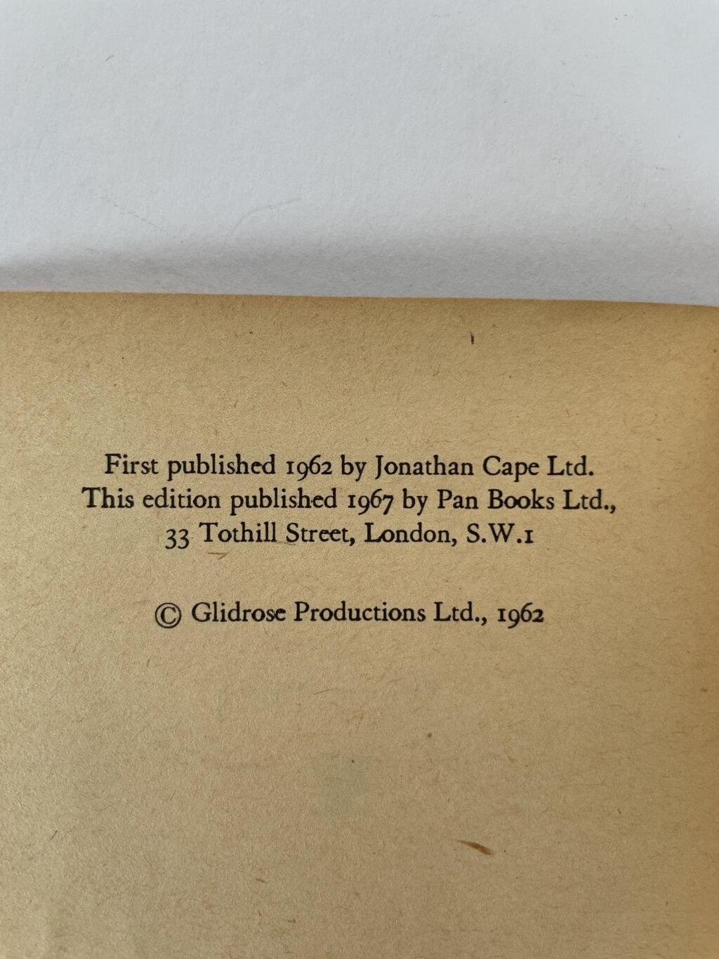 ian fleming tswlm pan first2