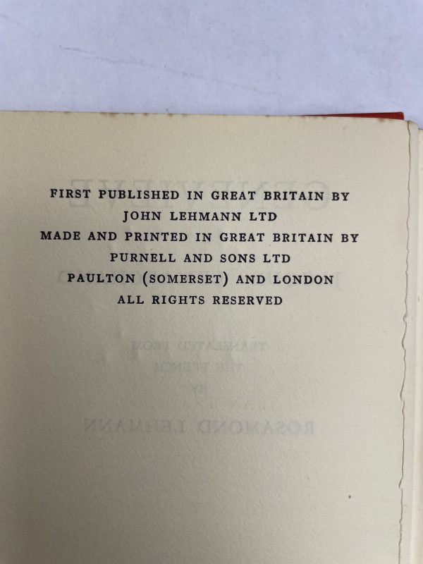 Jacques Lemarchand - Genevieve - First Edition 1947 - In the Edward ...