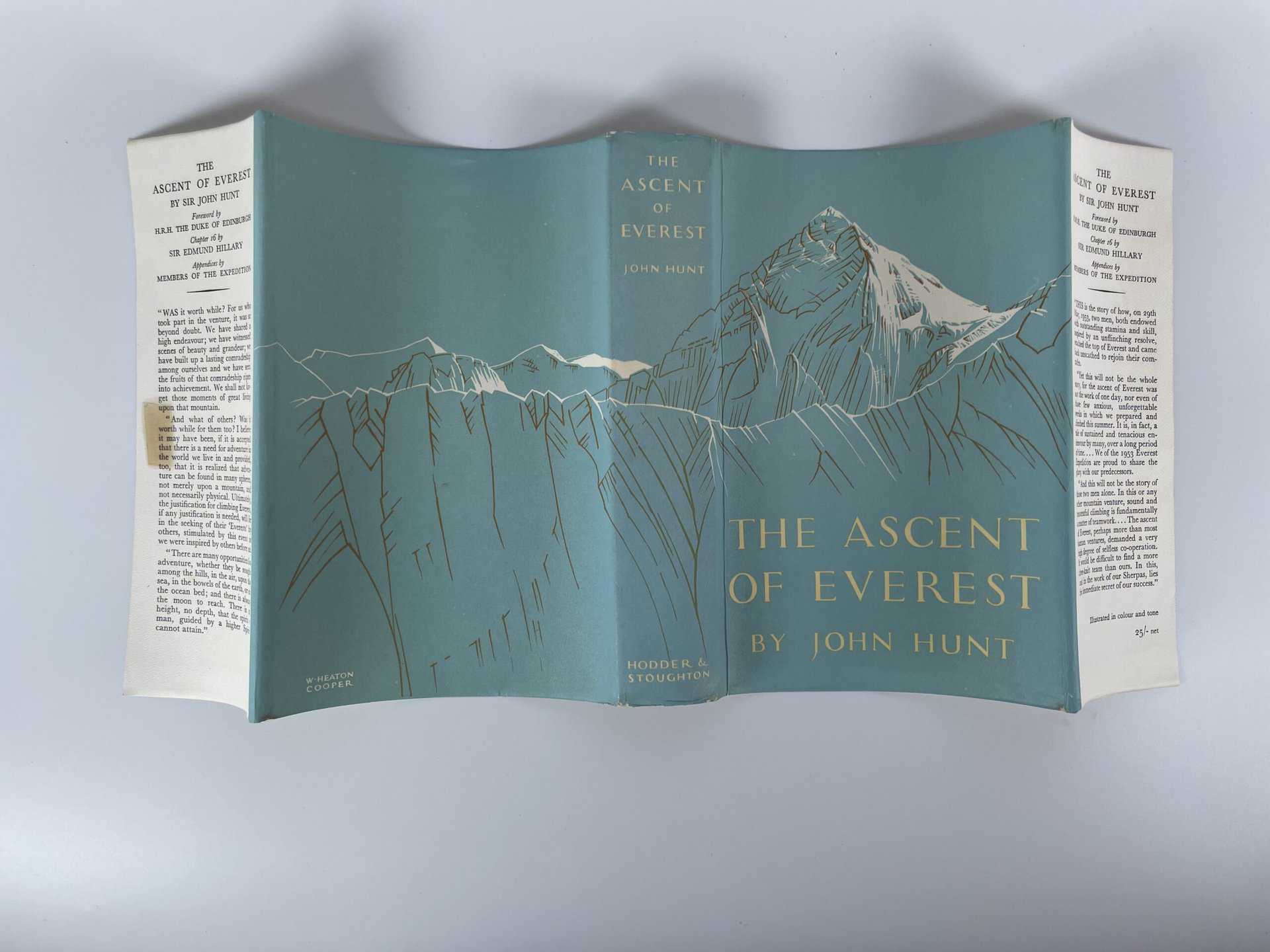 john hunt the ascent of everest double signed 5