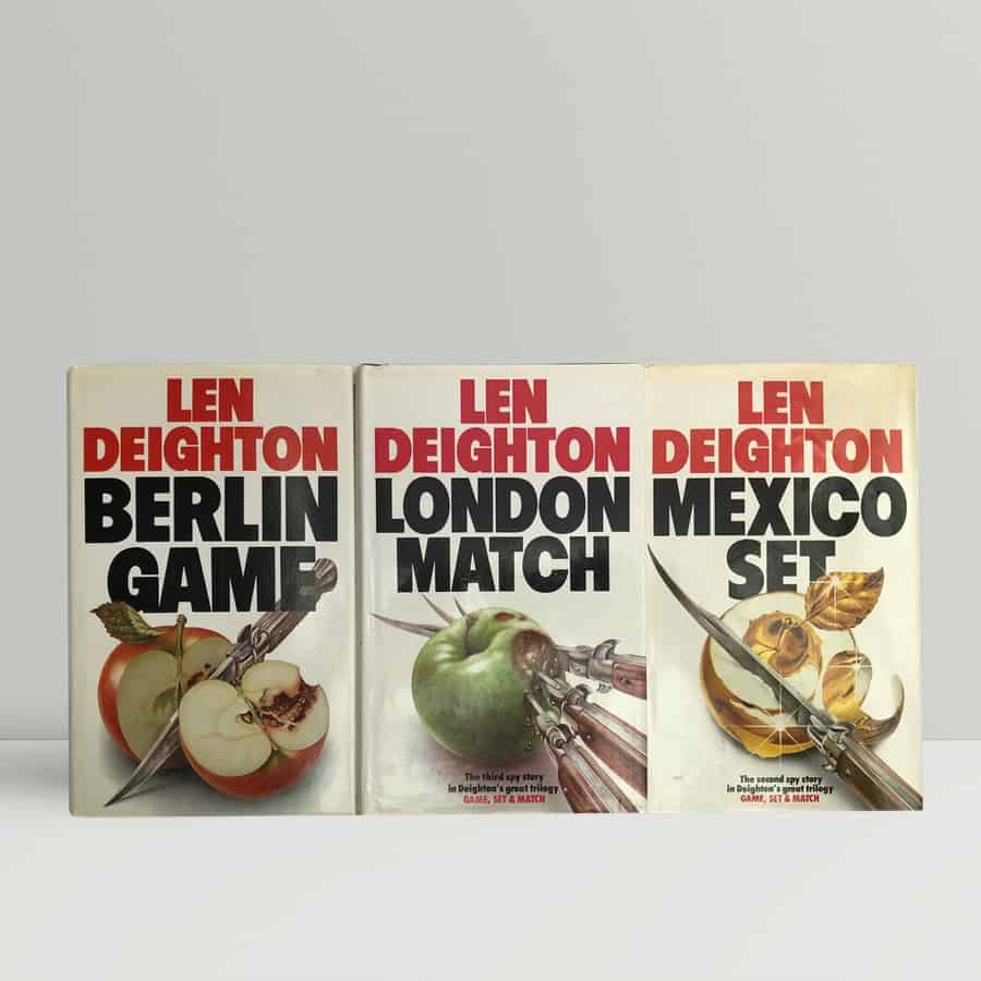 Len Deighton Game, Set, Match Trilogy First Edition Set