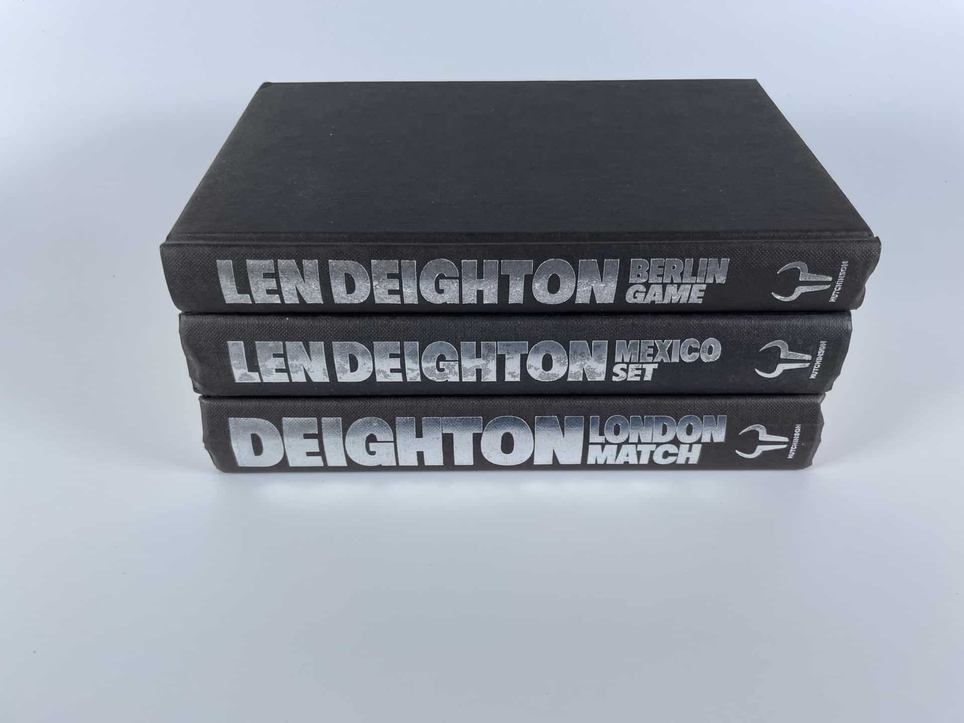 len deighton game set match first editions5